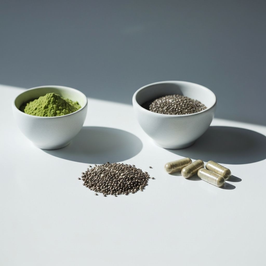 Natürliche Ergänzungen in klarer Anordnung